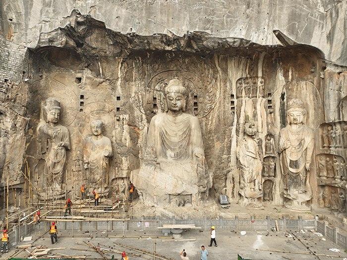 卢舍那大佛真容再现