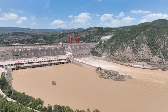 三门峡水利枢纽投入今年第二次敞泄运用